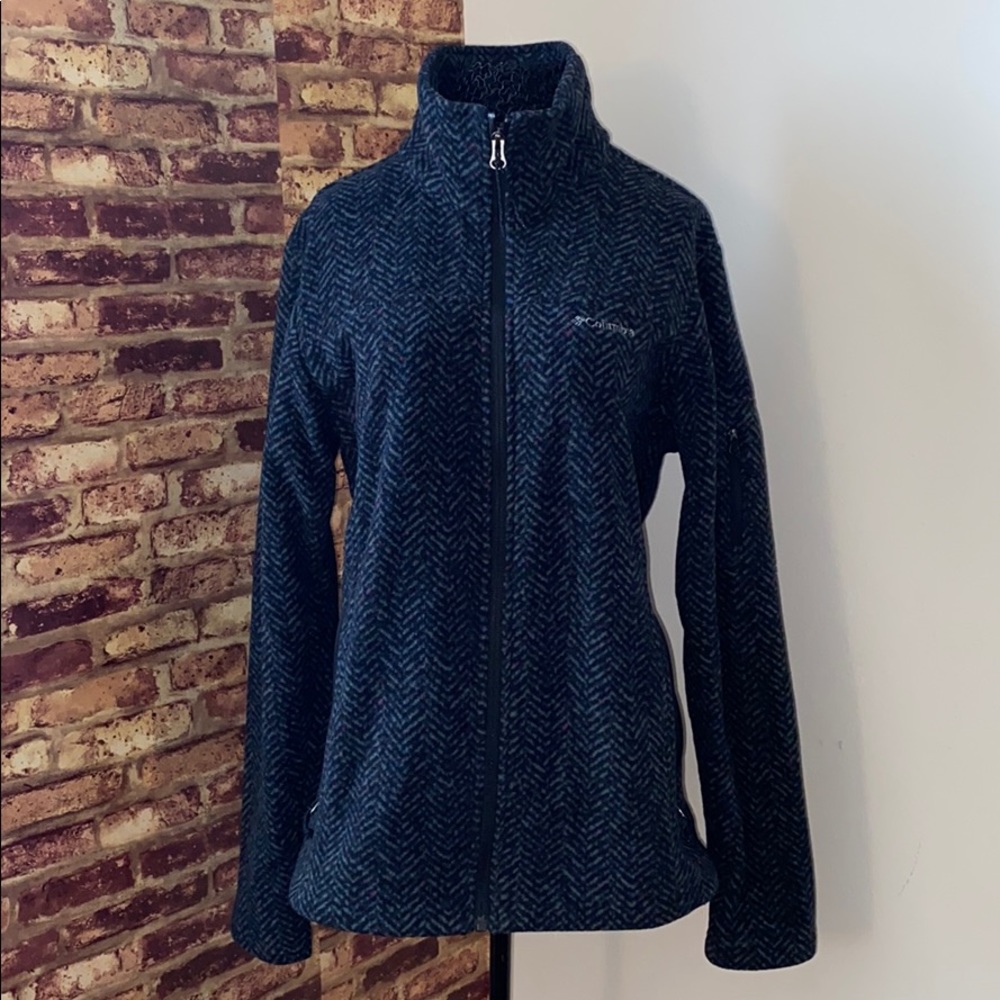 Columbia sweater with zipper m